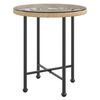 vidaXL Ensemble &agrave; manger de jardin 3 pcs R&eacute;sine tress&eacute;e