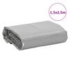 vidaXL B&acirc;che gris 1,5x2,5 m 650 g/m&sup2;