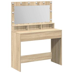 vidaXL Table de Toilette Ch&ecirc;ne Sonoma 100 x 41 x 135 cm