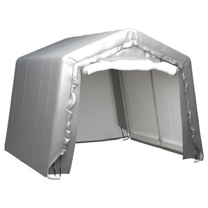 vidaXL Tente de rangement 300x300 cm Acier Gris
