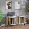 vidaXL Armoire &agrave; disques ch&ecirc;ne sonoma 100x38x48 cm bois d'ing&eacute;nierie