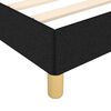 vidaXL Cadre de lit sans matelas noir 80x200 cm tissu