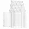 vidaXL Cage pour lapins Argent 400 x 100 x 210 cm Acier galvanis&eacute;