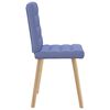 vidaXL Chaises &agrave; manger lot de 2 bleu jean tissu