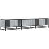 vidaXL Meuble TV sonoma gris 210x35x41 cm bois d'ing&eacute;nierie