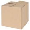 vidaXL Bo&icirc;te Pliable 50 pcs Naturel 20 x 20 x 20 cm Carton