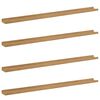 vidaXL &Eacute;tag&egrave;re Murale 4 pcs Marron 115 x 9 x 3 cm Bois d'ing&eacute;nierie