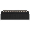 vidaXL Cadre de lit Ch&ecirc;ne noir 70 x 190 cm Bois d'ing&eacute;nierie