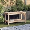 vidaXL Banc de jardin 82,5x35x45 cm bois massif de pin
