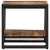 vidaXL Table basse Marron 40 x 40 x 38 cm Bois d'Acacia Massif