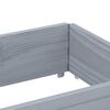 vidaXL Jardini&egrave;re gris 150x50 cm bois massif de pin