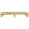vidaXL Cadre de lit sans matelas 90x190 cm Bois massif Ch&ecirc;ne