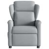 vidaXL Fauteuil inclinable Gris clair Tissu