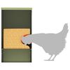 vidaXL Mangeoire pour poules Vert olive 40,5 x 25 x 38 cm