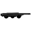 vidaXL Chariots de d&eacute;m&eacute;nagement &agrave; 8 roues 8 pcs noir PP 150 kg
