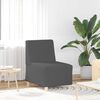 vidaXL | Unit&eacute; de Sofa Modulaire Sans Accoudoirs | Gris fonc&eacute;