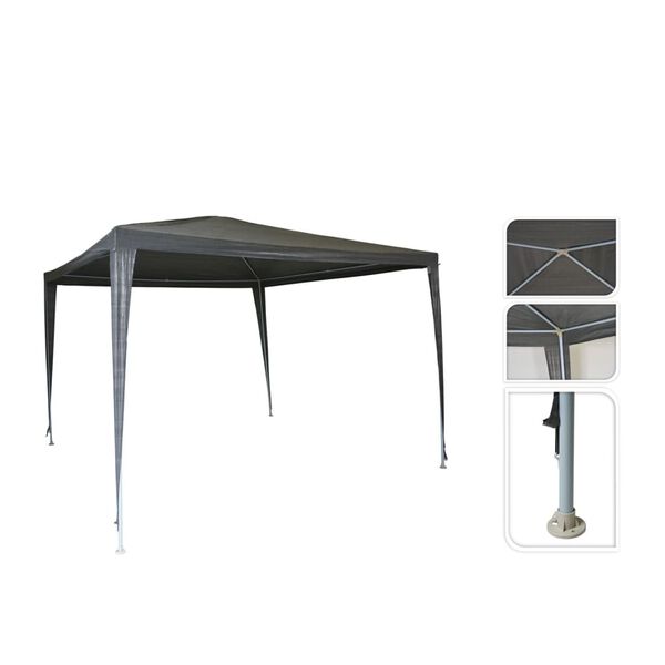 ProGarden Tente de r&eacute;ception 300x300x245 cm Gris