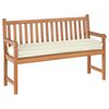 vidaXL Coussin Cr&egrave;me 150 x 40 x 8 cm Tissu Oxford