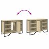 vidaXL Armoire lavabo de salle de bain ch&ecirc;ne sonoma 91x35x60 cm