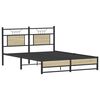 vidaXL Cadre de lit sans matelas chêne sonoma 137x190 cm