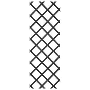 Nature Treillis de jardin 50x150 cm bois anthracite