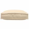 vidaXL Coussin 2 pcs Beige 40 x 40 x 8 cm Tissu Oxford