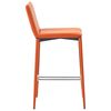 vidaXL Ensemble de bar 3 pcs Similicuir Orange