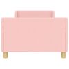vidaXL Cadre de lit pour enfants avec t&ecirc;te de lit Rose 80 x 200 cm