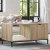vidaXL Table basse Ch&ecirc;ne Sonoma 90 x 49 x 46 cm Bois d'ing&eacute;nierie