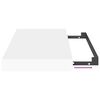 vidaXL Étagère murale flottante blanc 40x23x3,8 cm MDF