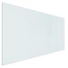 vidaXL Plaque de verre pour chemin&eacute;e rectangulaire 120x60 cm