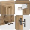 vidaXL Ensemble meuble TV 4 pcs Ch&ecirc;ne artisanal Bois d'ing&eacute;nierie