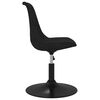 vidaXL Chaises pivotantes &agrave; manger lot de 6 Noir Velours