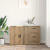 vidaXL ch&ecirc;ne artisanal 100 x 33 x 59,5 cm Bois d'ing&eacute;nierie