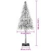 vidaXL Sapin de No&euml;l avec 300 LED Blanc 180 cm PE et Acier
