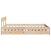 vidaXL Cadre de lit sans matelas 160x200 cm bois massif de pin