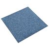 vidaXL Dalles de tapis de sol 20 pcs 5 m² 50x50 cm Bleu