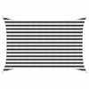 vidaXL Voile d'ombre 2 x 3,5 m HDPE Rectangulaire Anthracite et blanc