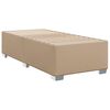 vidaXL Sommier à lattes de lit avec matelas Cappuccino 90x190 cm