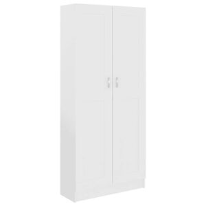 vidaXL Biblioth&egrave;que Blanc 82,5x30,5x185,5 cm Bois d'ing&eacute;nierie