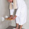 RIDDER Si&egrave;ge de douche rabattable Pro couleur naturelle