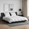 vidaXL Ensemble de Duvet avec oreiller 3 pcs Blanc Plume de canard