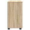 vidaXL Cabinet de salle de bain Ch&ecirc;ne Sonoma 76,5 x 35 x 64 cm