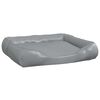 vidaXL Lit pour chien Gris clair 120x100x27 cm Similicuir