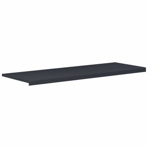 vidaXL Appui de fen&ecirc;tre Anthracite avec grain de bois PVC