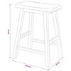 vidaXL Assortiment de bar 3 pcs MDF Noir