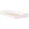 vidaXL Cadre de lit Blanc 100 x 200 cm Pin massif