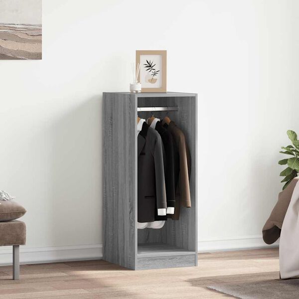 vidaXL Garde-robe sonoma gris 48x41x102 cm bois d'ingénierie
