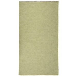 vidaXL Tapis &agrave; tissage plat d'ext&eacute;rieur 80x150 cm Vert
