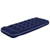 Bestway Lit gonflable floqu&eacute; avec pompe &agrave; pied int&eacute;gr&eacute;e 185x76x28 cm